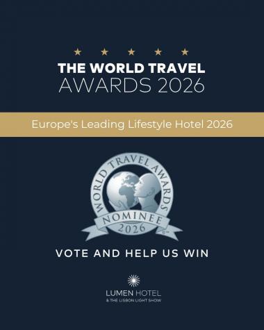 Lumen Hotel & The Lisbon Light Show novamente nomeado para os World Travel Awards