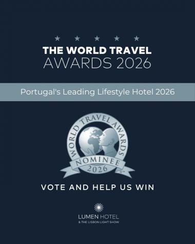 Lumen Hotel & The Lisbon Light Show novamente nomeado para os World Travel Awards